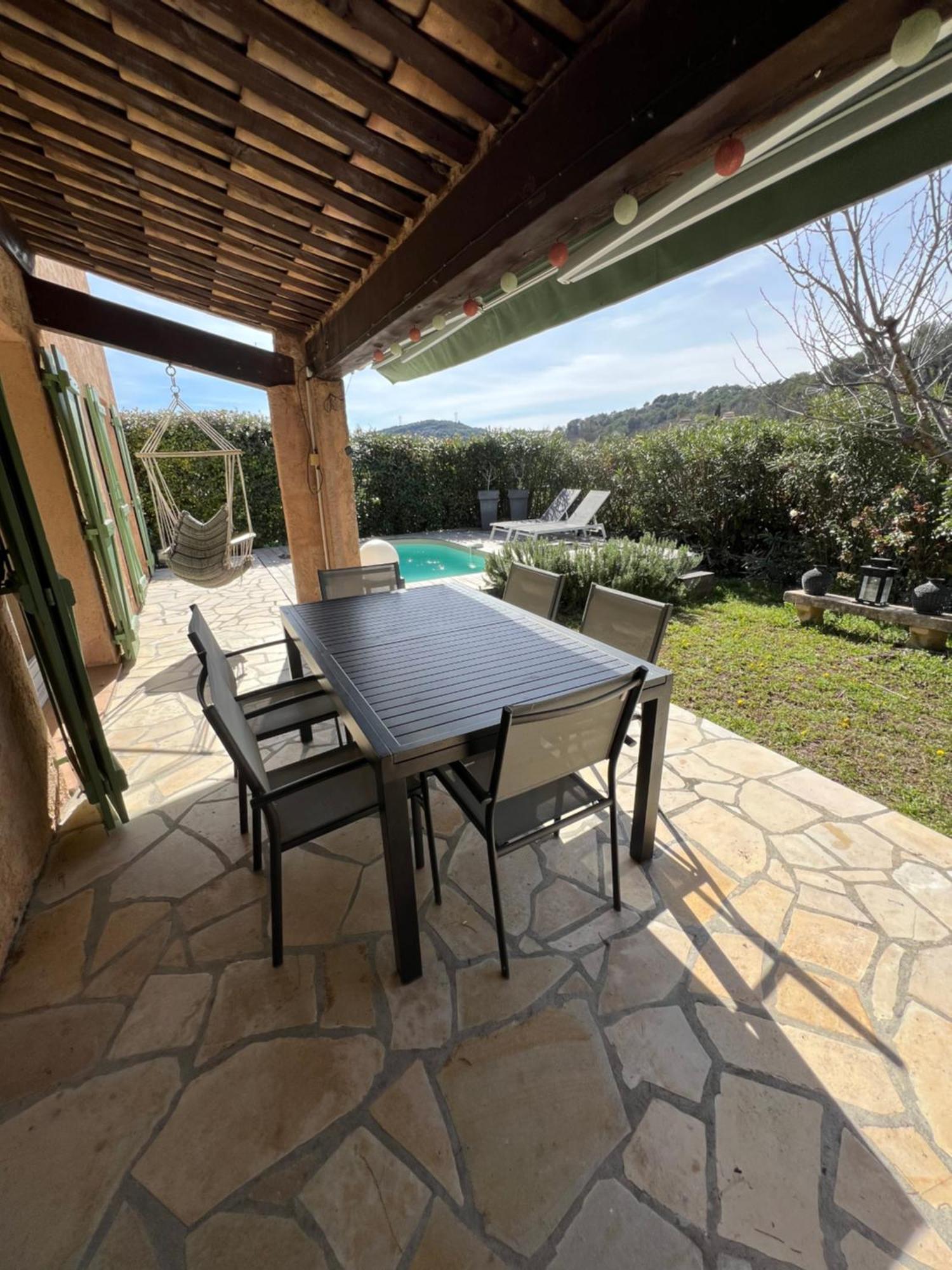 Villa Sur La Cote D'Azur Avec Piscine La Colle-sur-Loup Eksteriør billede